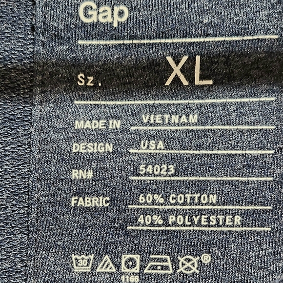 Men's Gap Quarter Button Long Sleeve Shirt - Picture 5 of 5